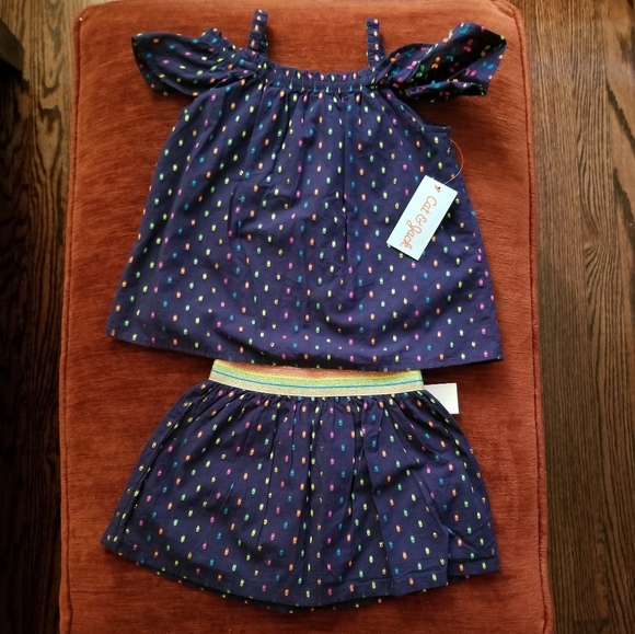 Cat & Jack Other - Cat & Jack Toddler Cold Shoulder Skirt Set